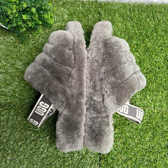 - UGG🔴Fluff yeah grey slippers 9 - Picture 6 of 13